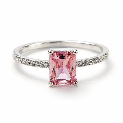 Anillo Aurora Rosa – Plata 925