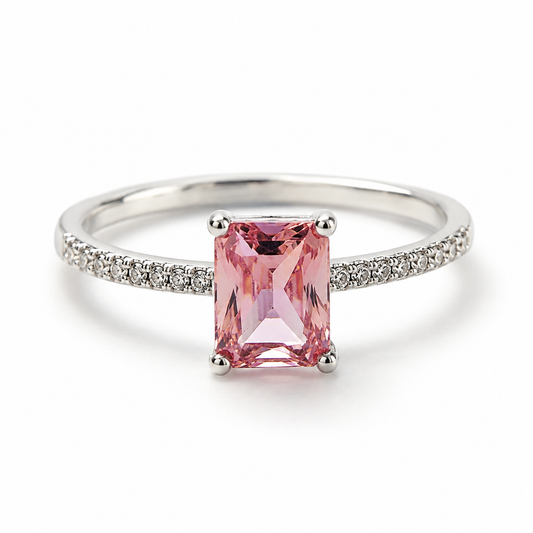 Anillo Aurora Rosa – Plata 925
