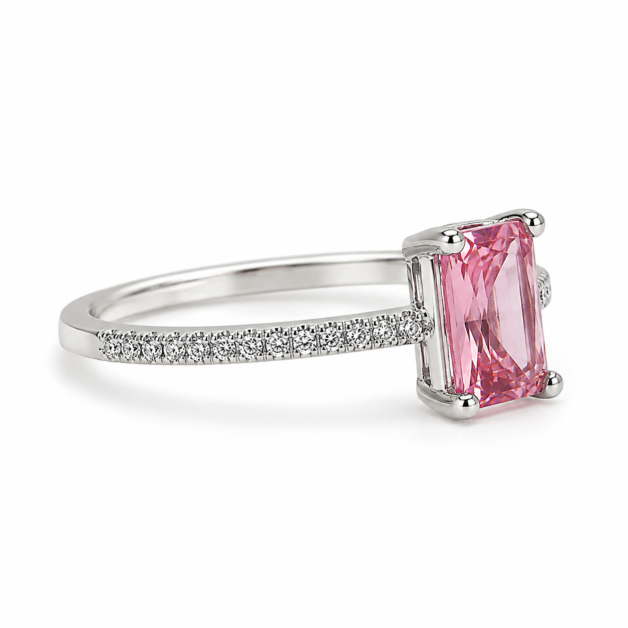 Anillo Aurora Rosa – Plata 925