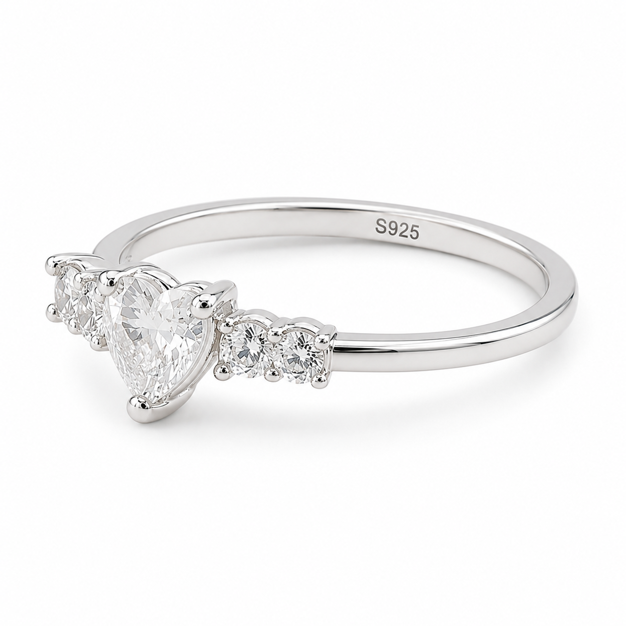 Anillo Corazón Eterno - Plata 925