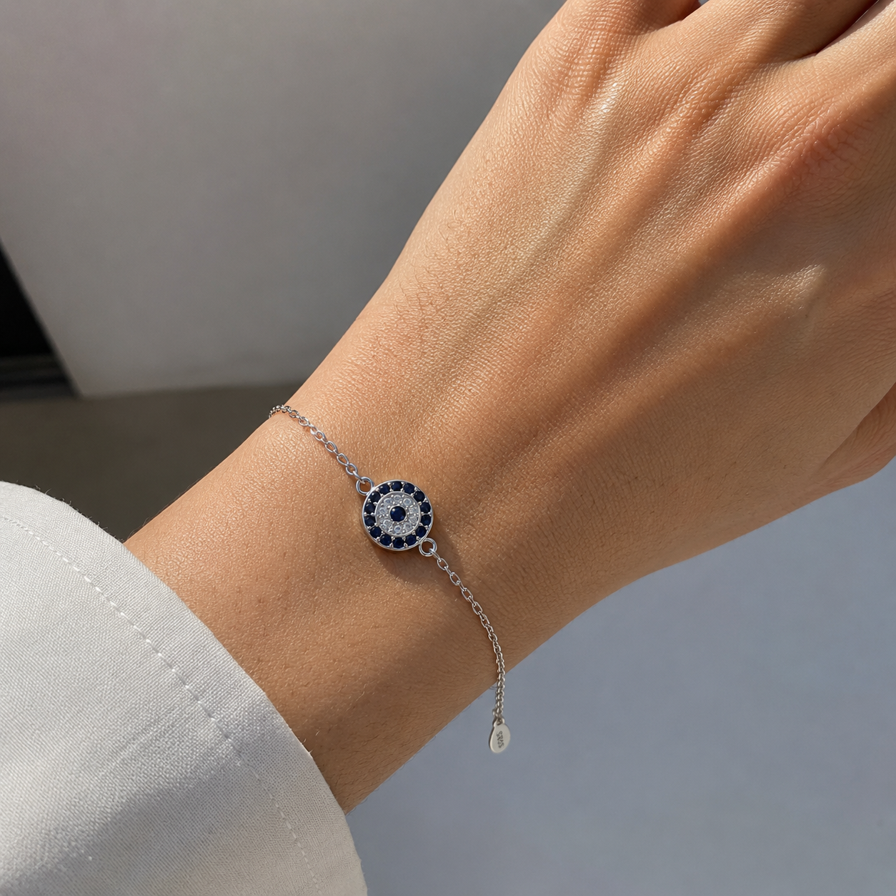 Pulsera Ojo Turco — Plata 925