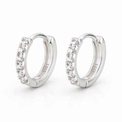Argollas Lumière 12 mm – Plata 925