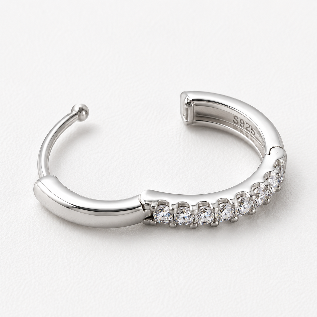 Argollas Lumière 12 mm – Plata 925