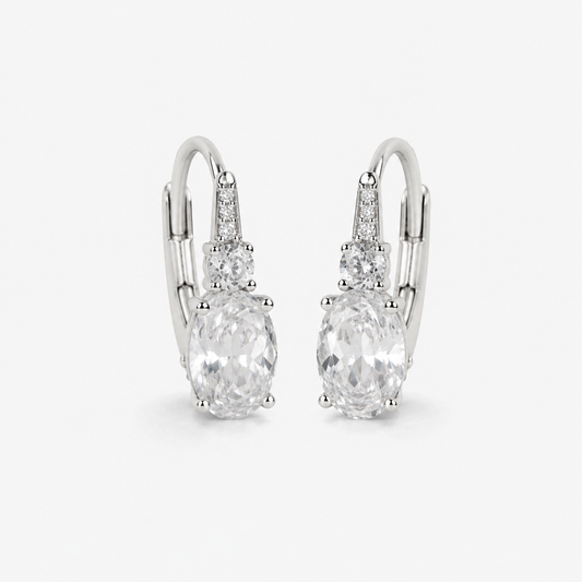 Aros Brisura Oval – Plata 925