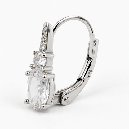 Aros Brisura Oval – Plata 925