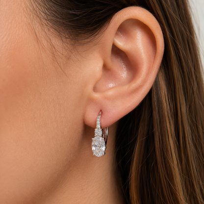 Aros Brisura Oval – Plata 925