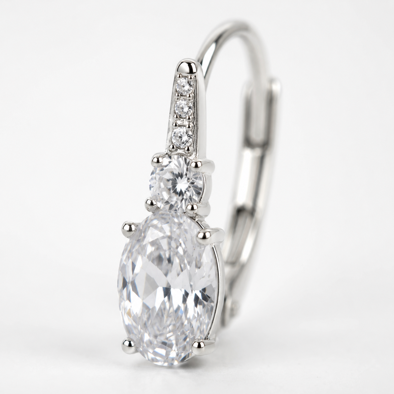 Aros Brisura Oval – Plata 925