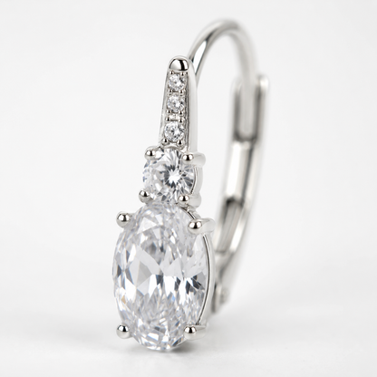 Aros Brisura Oval – Plata 925